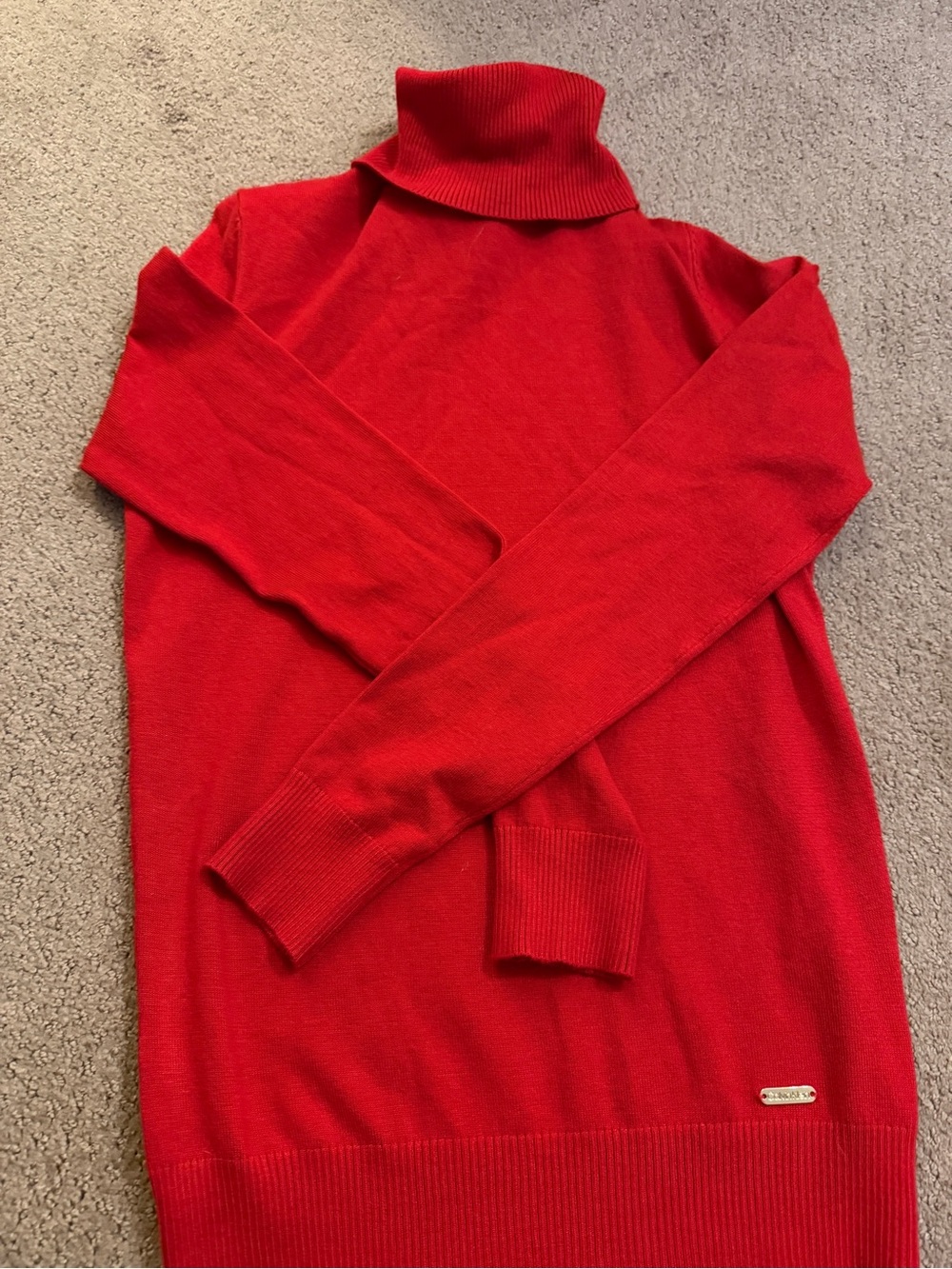 Calvin Klein Red Turtleneck Sweater - Women